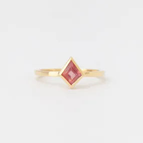 0.60 ct Pink Sapphire Mosaic Stack Ring