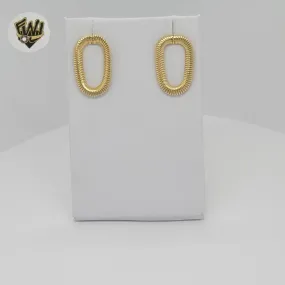 (1-1198-4) Gold Laminate - Magic Herringbone Earrings - BGF