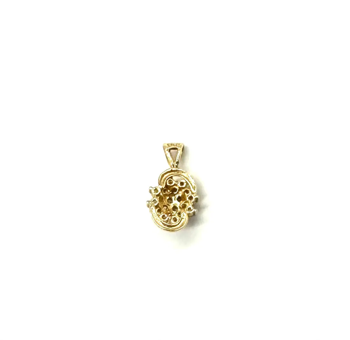 1/4 Ctw Diamond Cluster Pendant