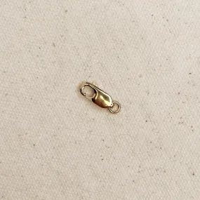 14k Gold Filled Lobster Claw #4 Clasp With Open Ring