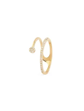 18K Gold Fusion Diamond Ring