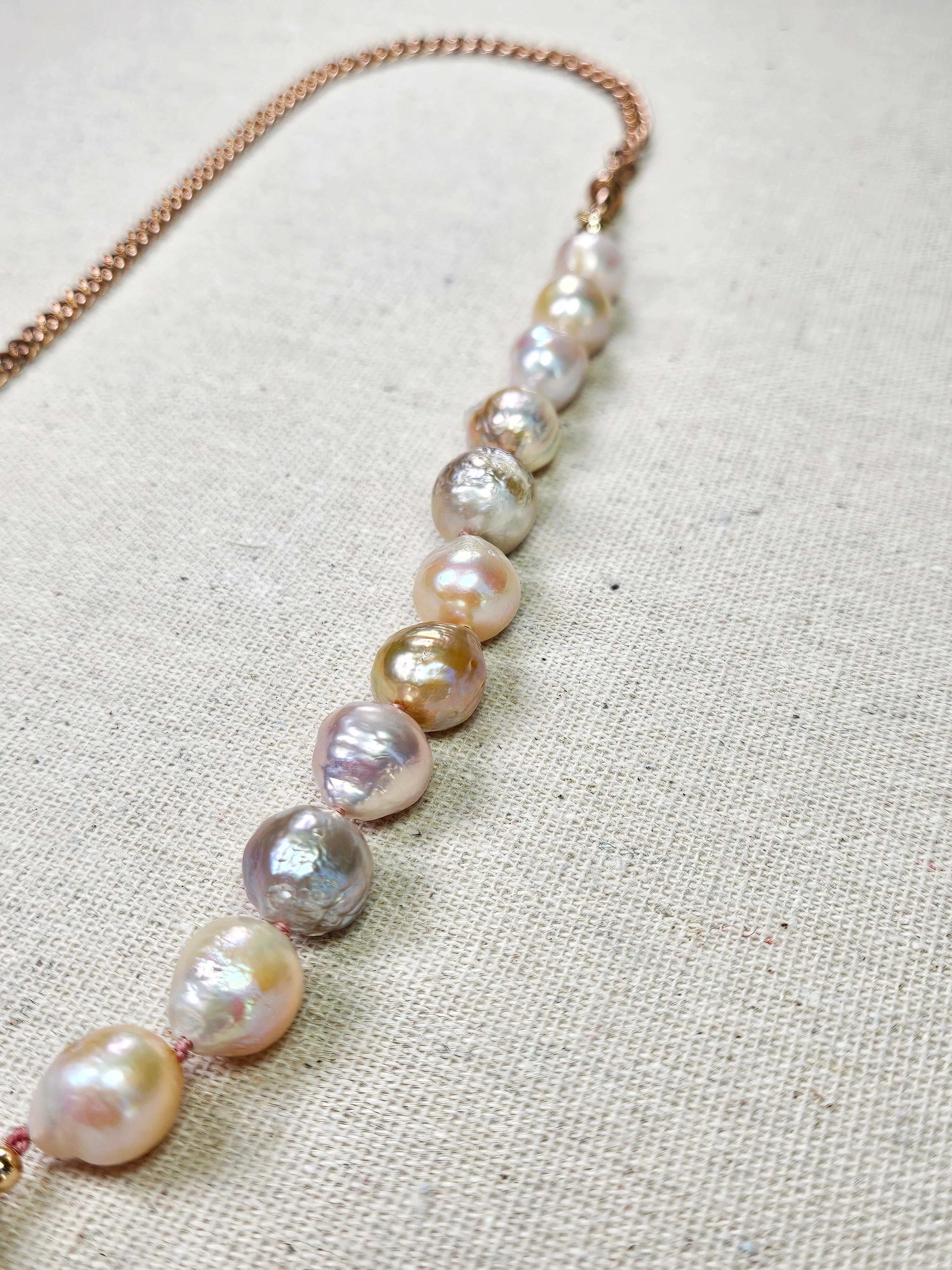 2IN1 - Antique 9k Gold Watch Chain T Bar & Genuine Freshwater Baroque Pearl 14K Gold Bracelet Heart Clasp Star Charm | Indulgems | Antique Jewelry Revamped