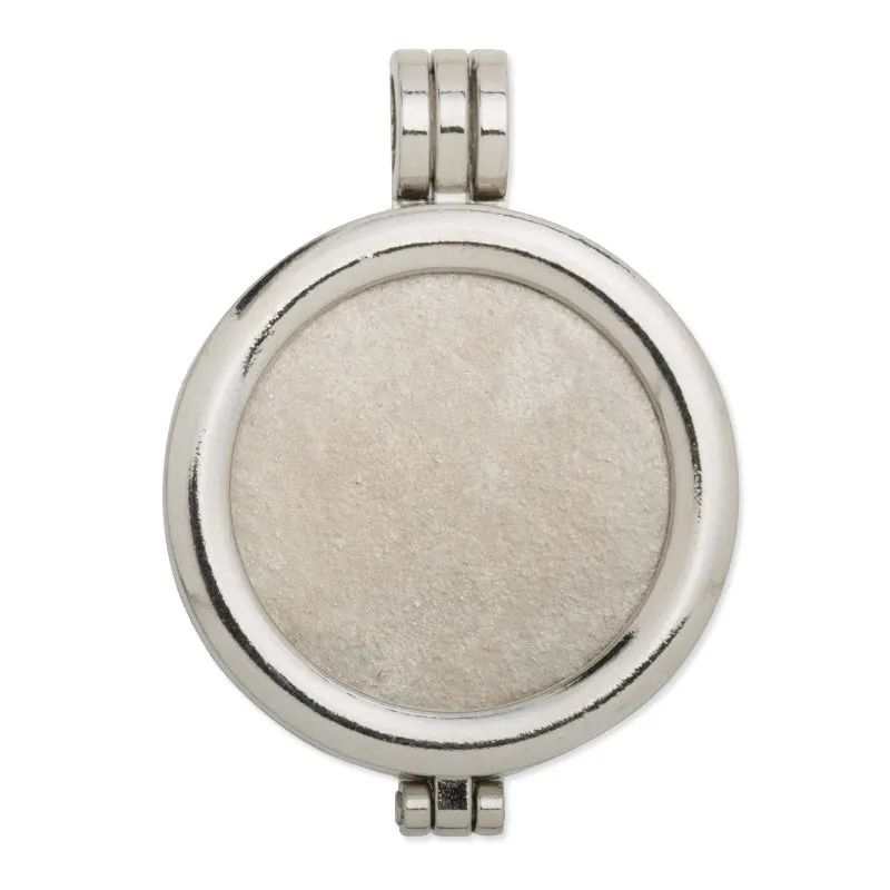 30MM Living locket,Nickel,Round,5pcs/Lot