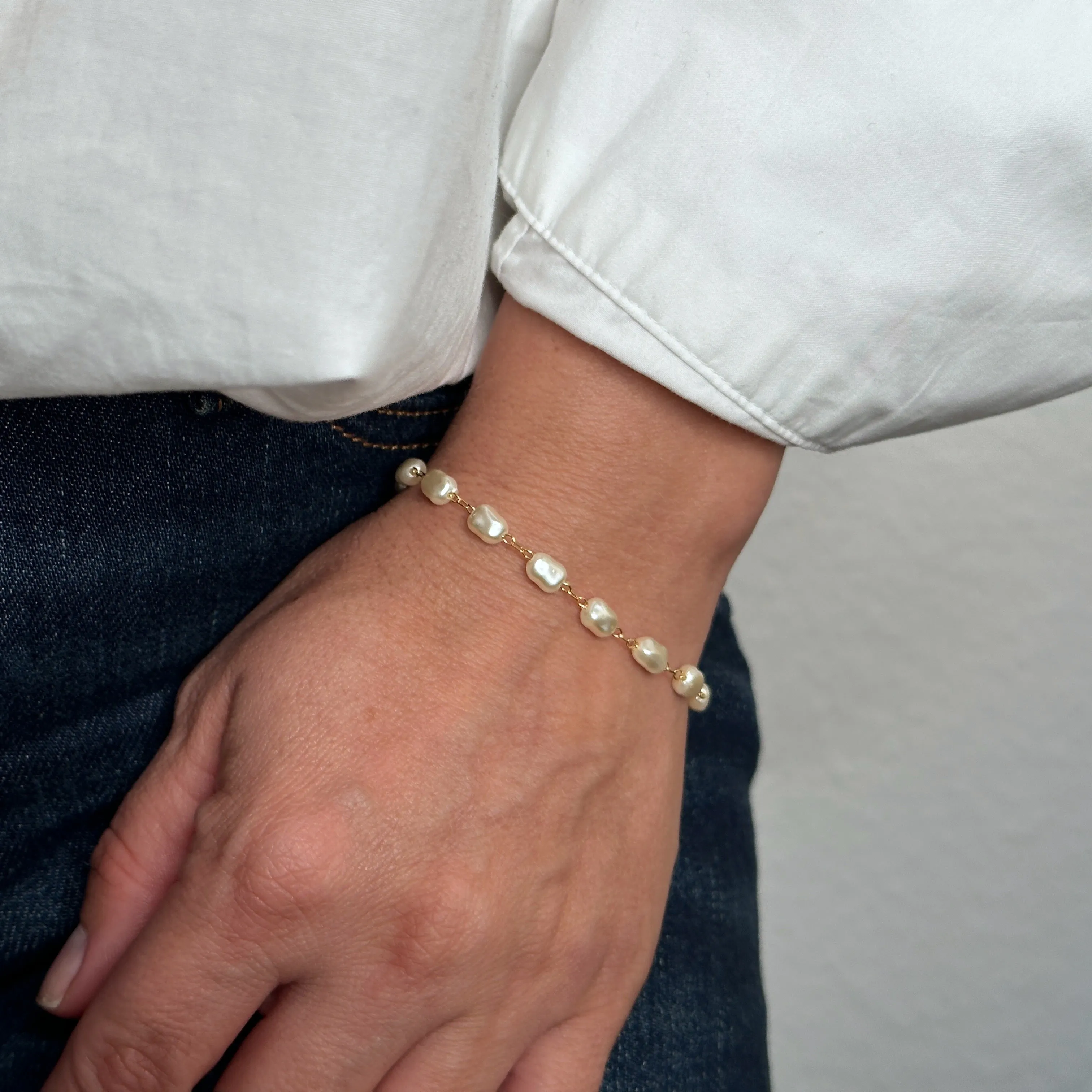 Baroque Pearl Bracelet