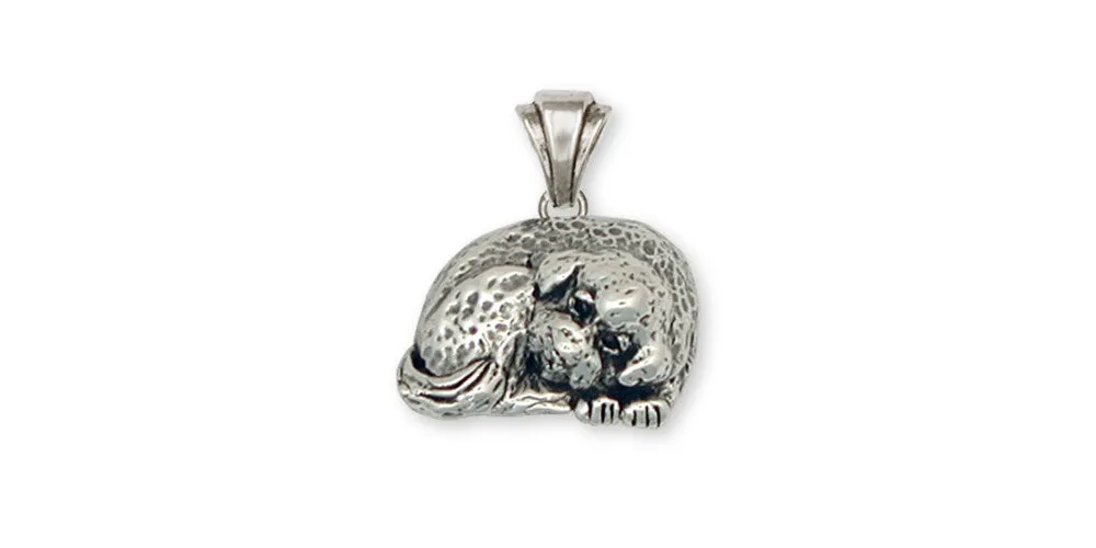 Bichon Frise Pendant Jewelry Sterling Silver Handmade Dog Pendant BF7-P