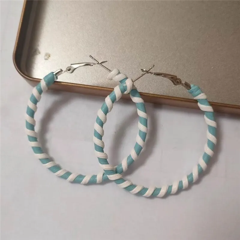 Black Crystal Twisted Big Hoop Earrings & Other Unique Hoop Earring Variants