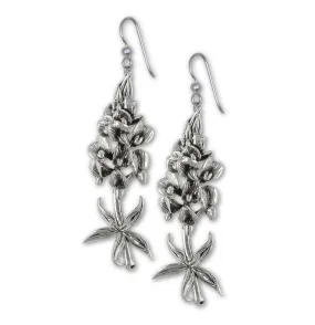 Bluebonnet Earrings Jewelry Sterling Silver Handmade Texas Wildflower Earrings BB10-FW