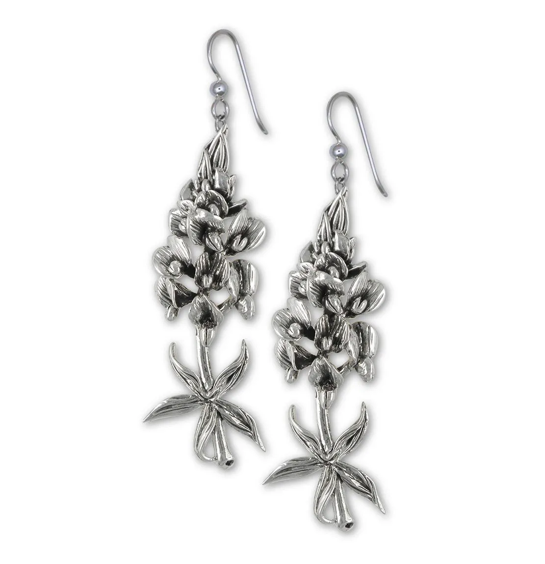 Bluebonnet Earrings Jewelry Sterling Silver Handmade Texas Wildflower Earrings BB10-FW