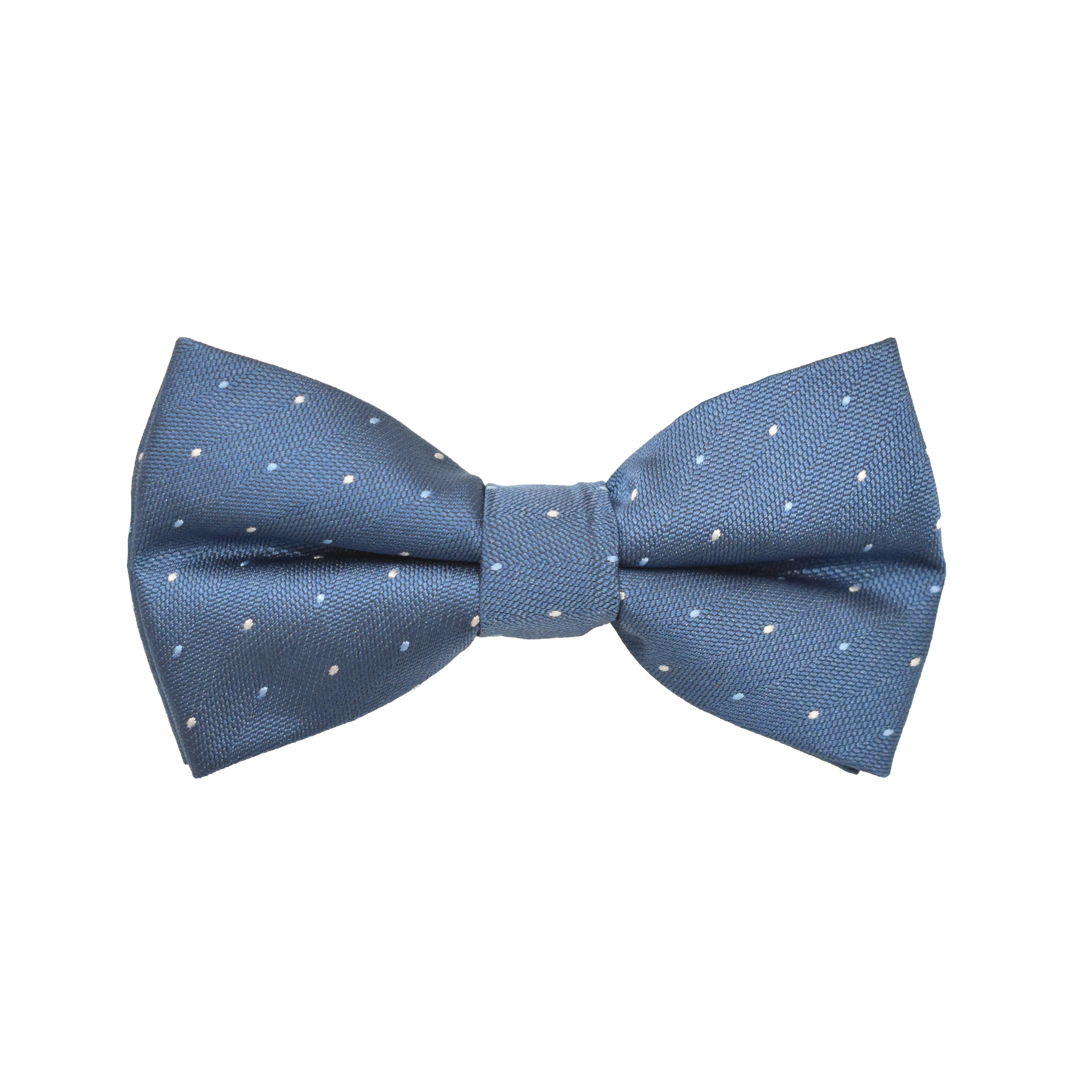 Bow Tie - Poseidon Blue Micro Polkadot