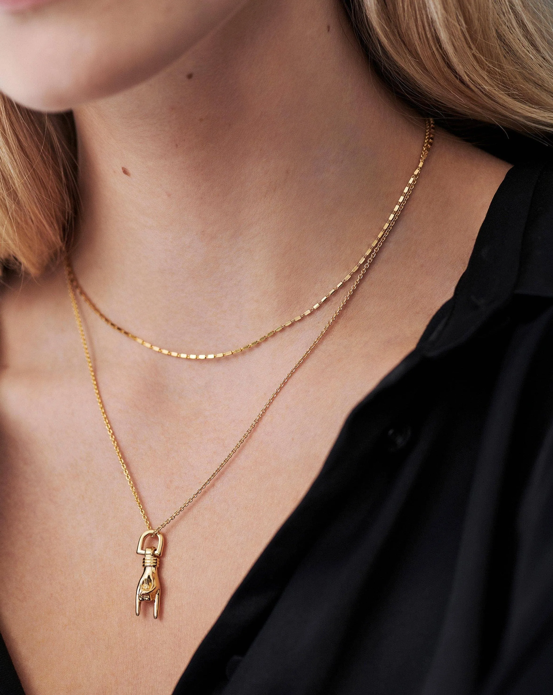 Box Link Chain Choker | 18ct Gold Plated Vermeil