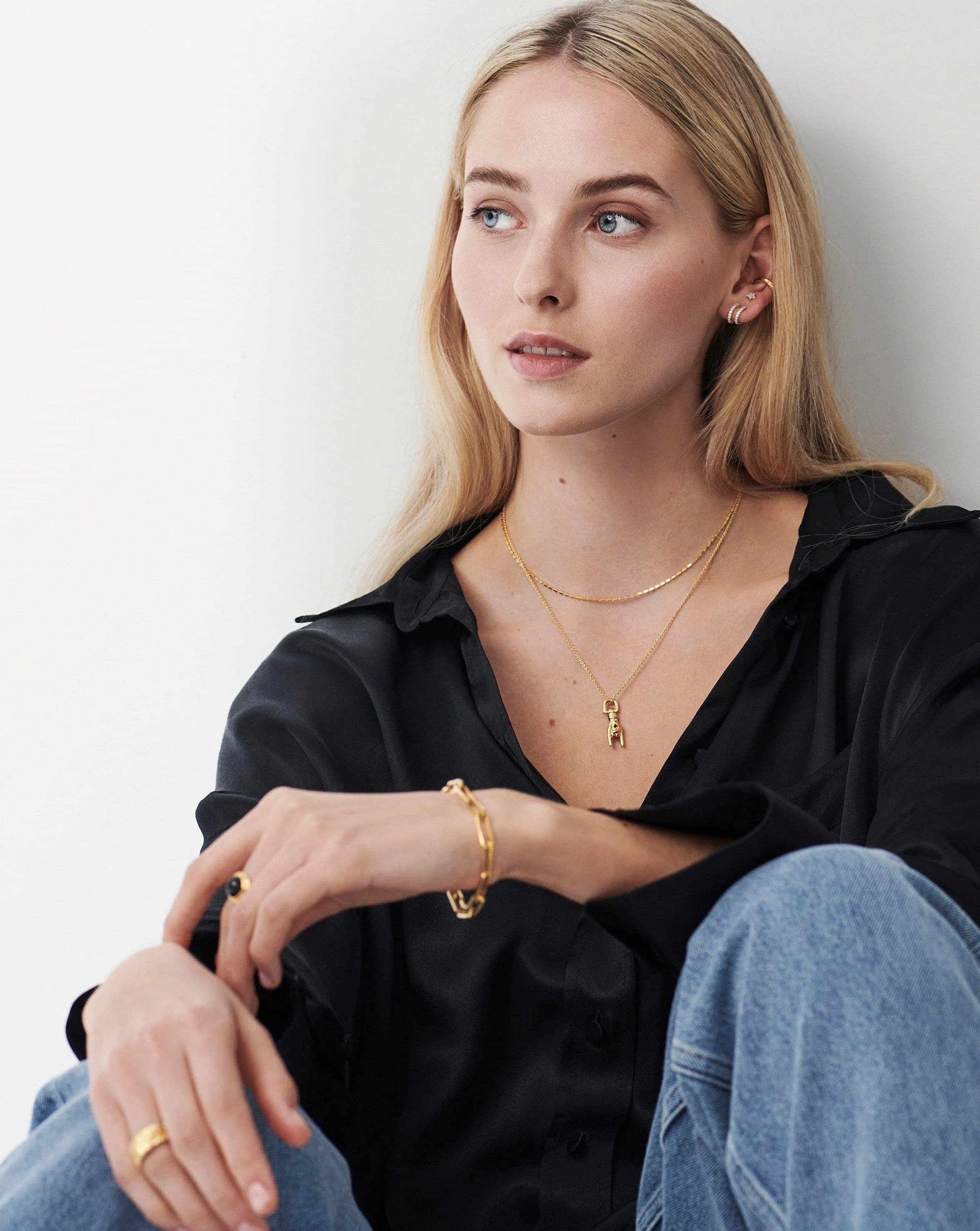 Box Link Chain Choker | 18ct Gold Plated Vermeil