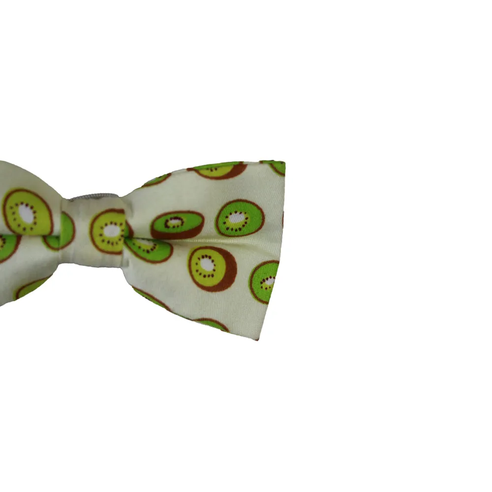 Boys Kiwi Fruit Patterned Bow Tie