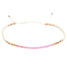 BRACELET MIYUKI WHITE PINK