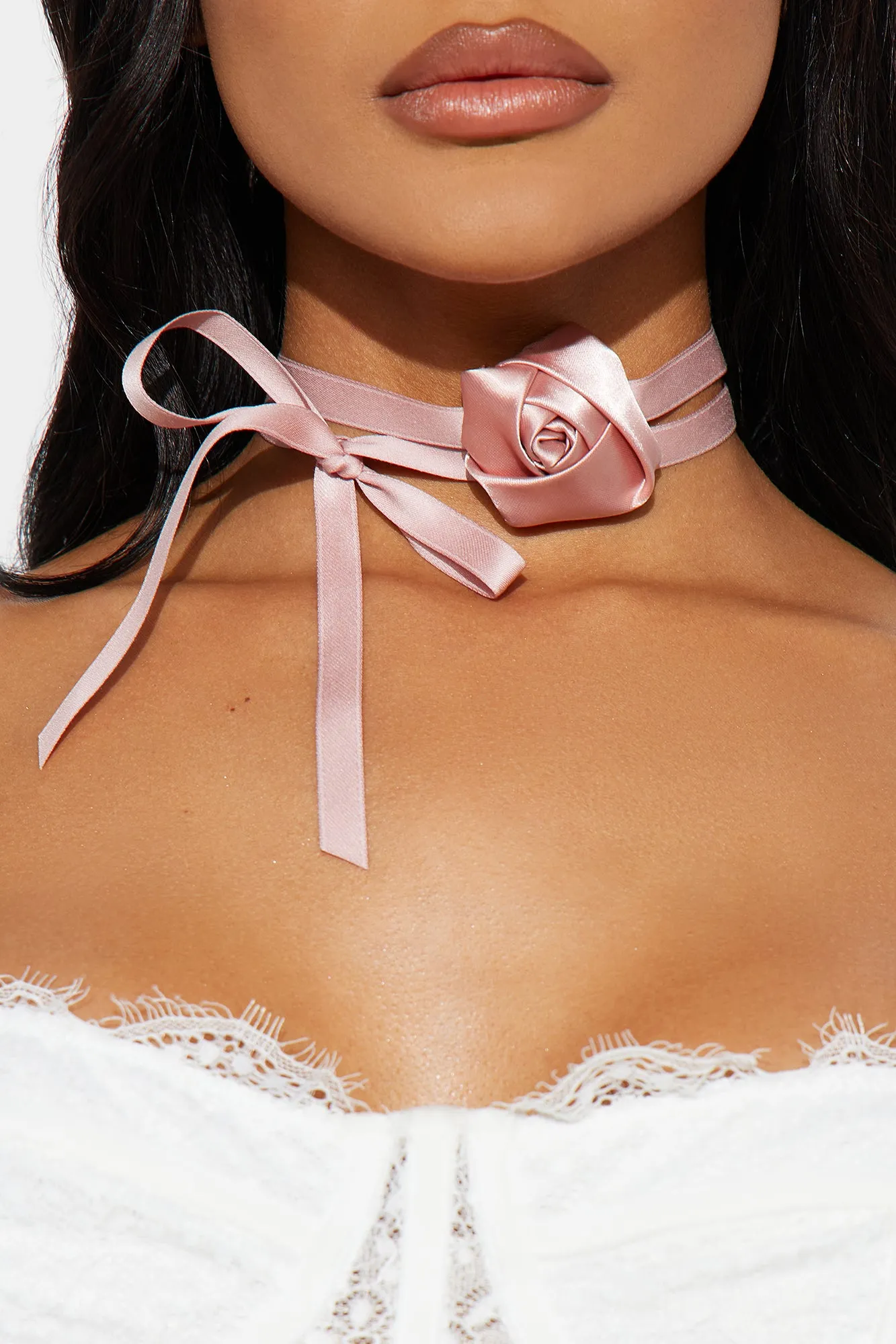 Cherie Rose Choker - Pink