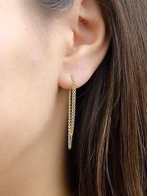 Dakota Dangle Stud Earrings