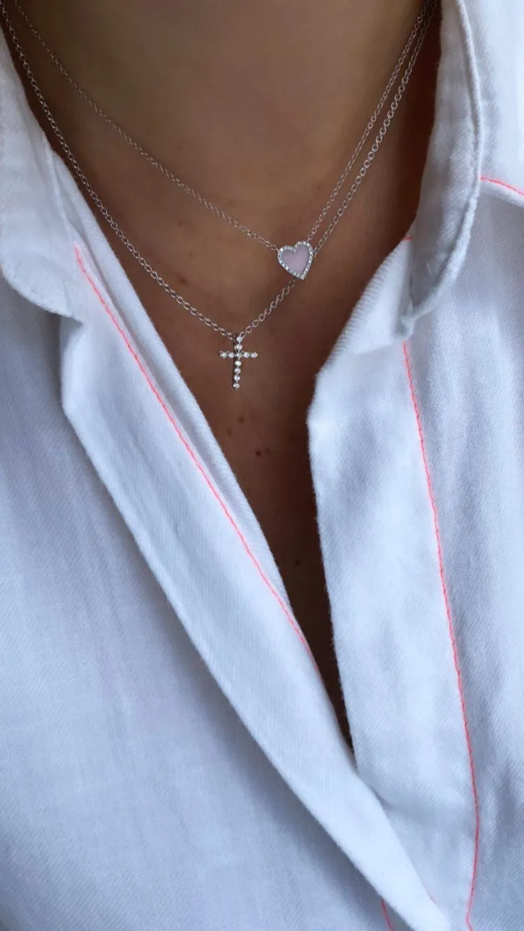 Diamond Cross Necklace