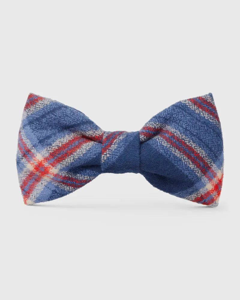 Flannel Dog Bow Tie