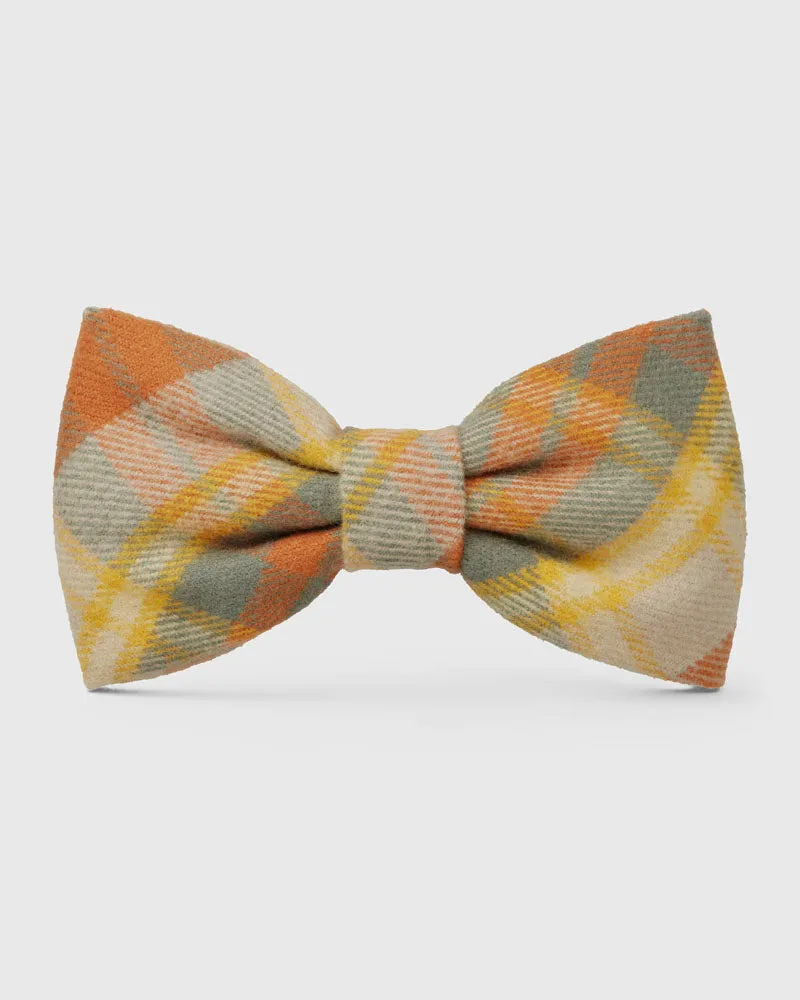 Flannel Dog Bow Tie