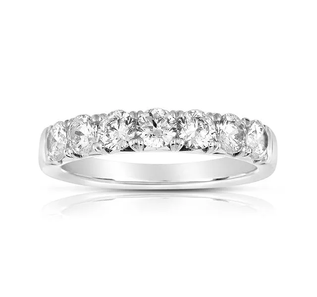 French Cut 7-Stone Diamond Band