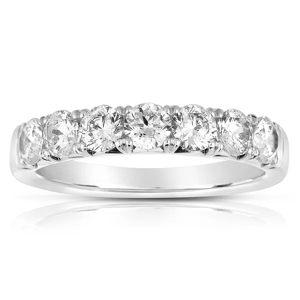 French Cut 7-Stone Diamond Band