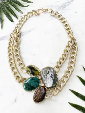 goddess choker - modern camo mix