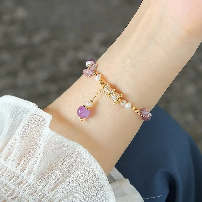 Gold Filled Amethyst Lady Bracelet