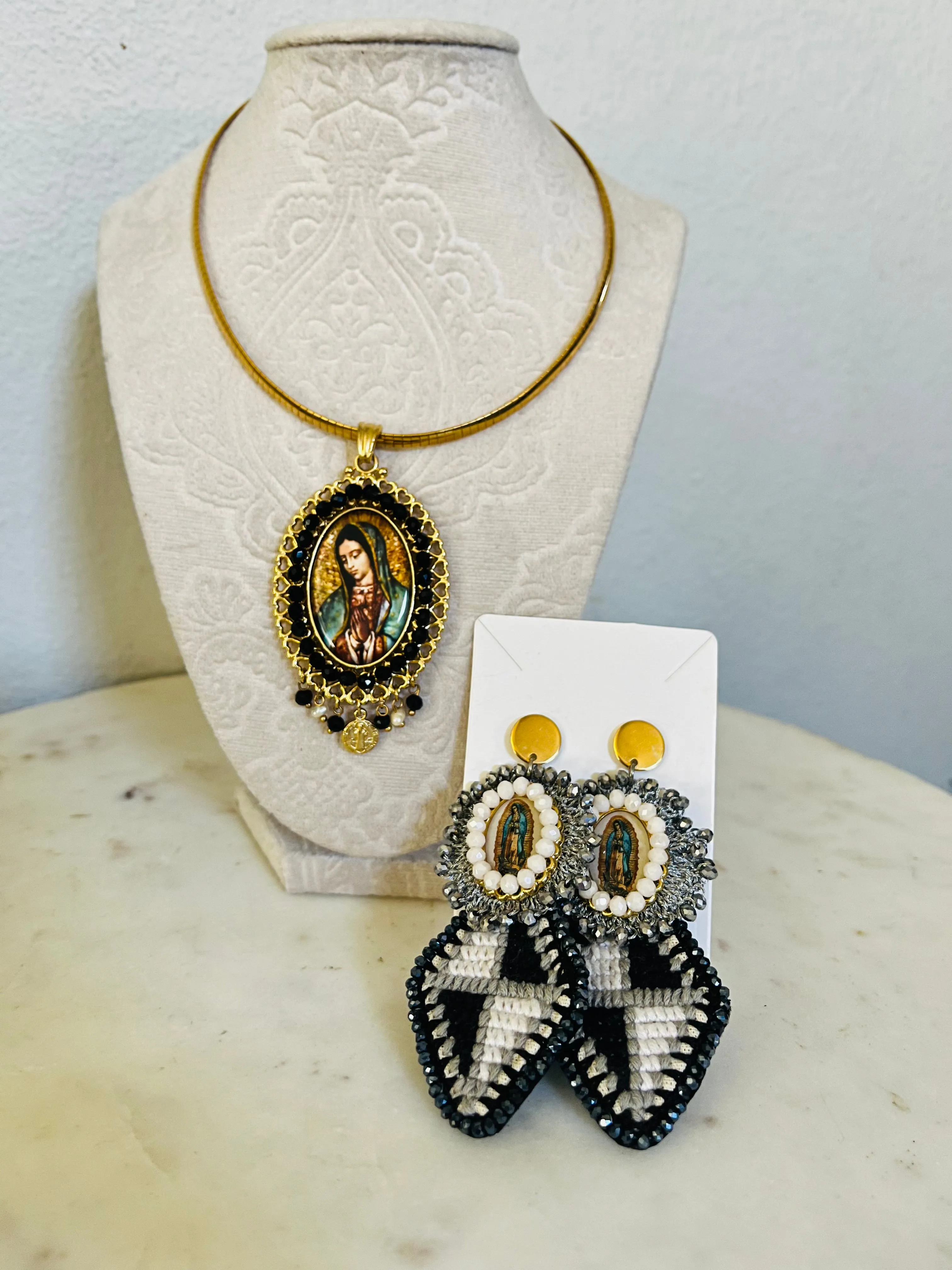 Guadalupe/Juan Diego necklace