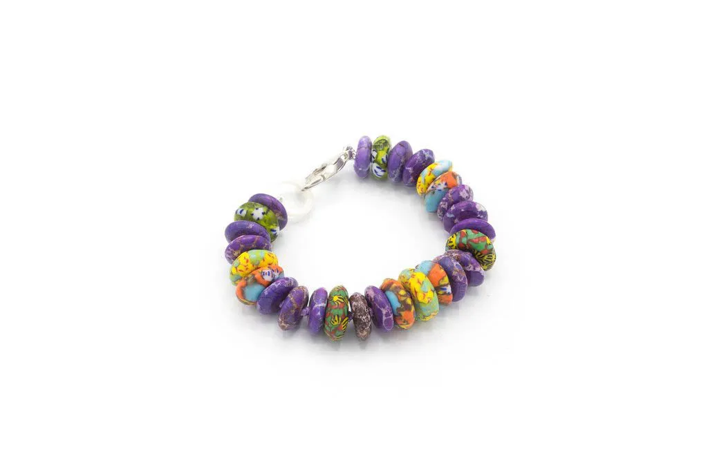 Happiness Colorful Statement Bracelet