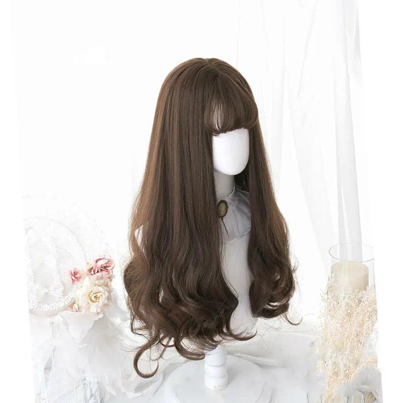 HARAJUKU LOLITA CHOCOLATE LONG CURLY WIG BY31020