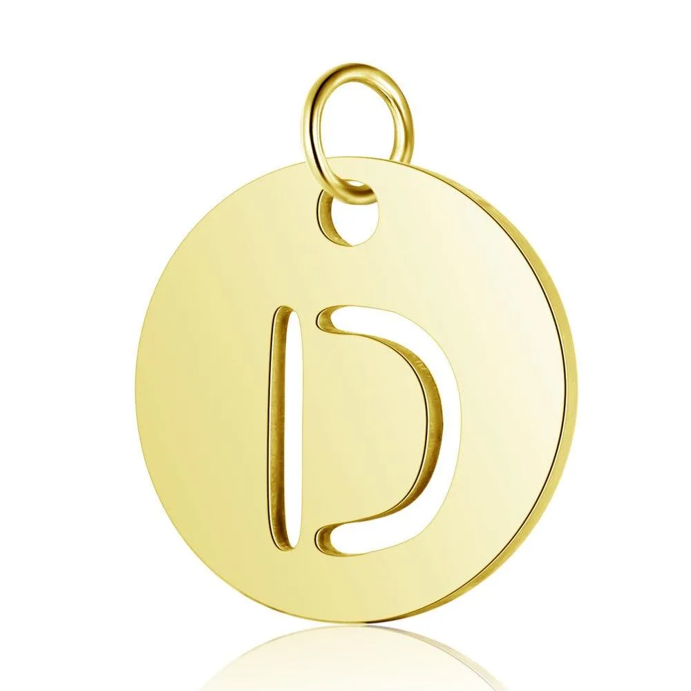 Initial Pendant Gold (A-Z)