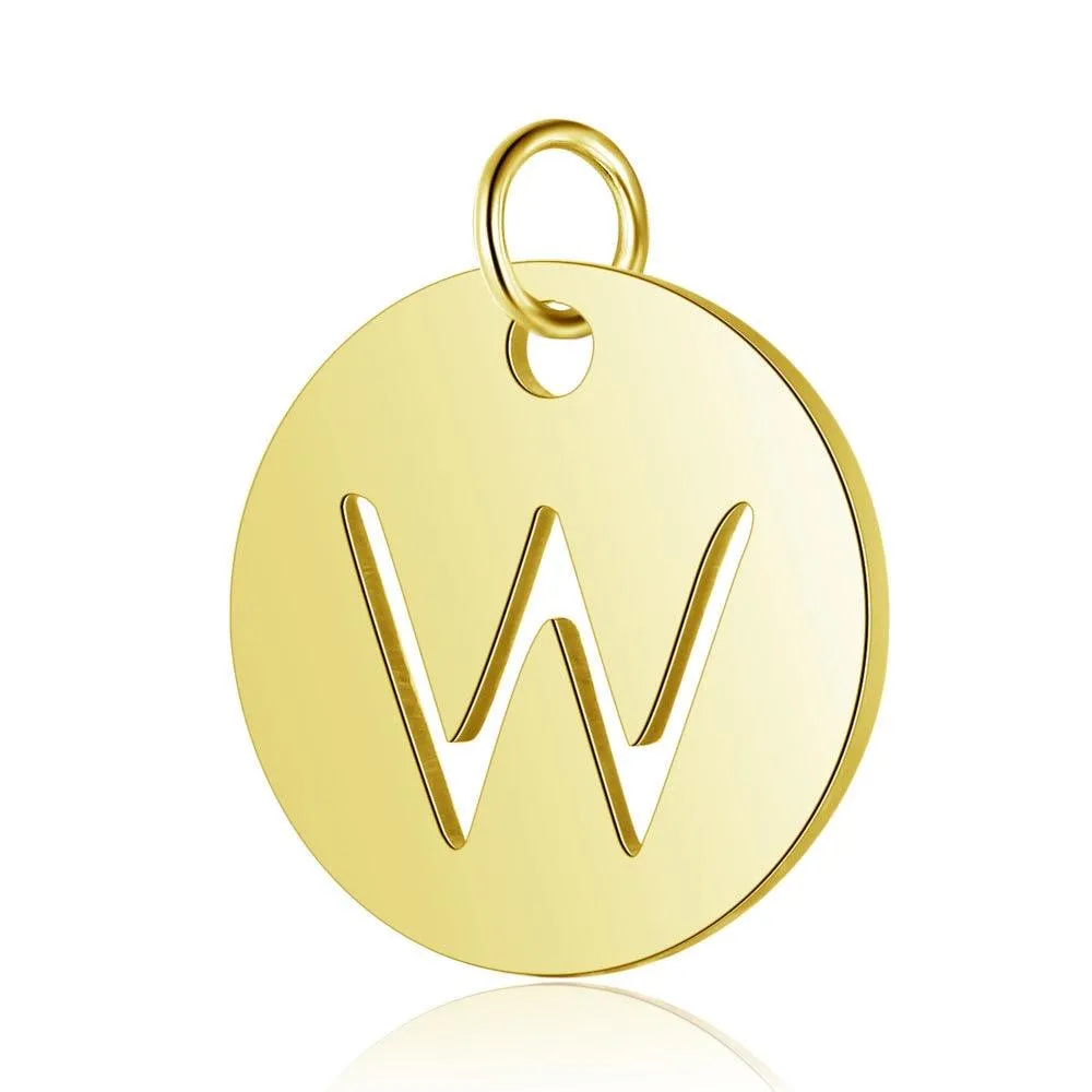 Initial Pendant Gold (A-Z)