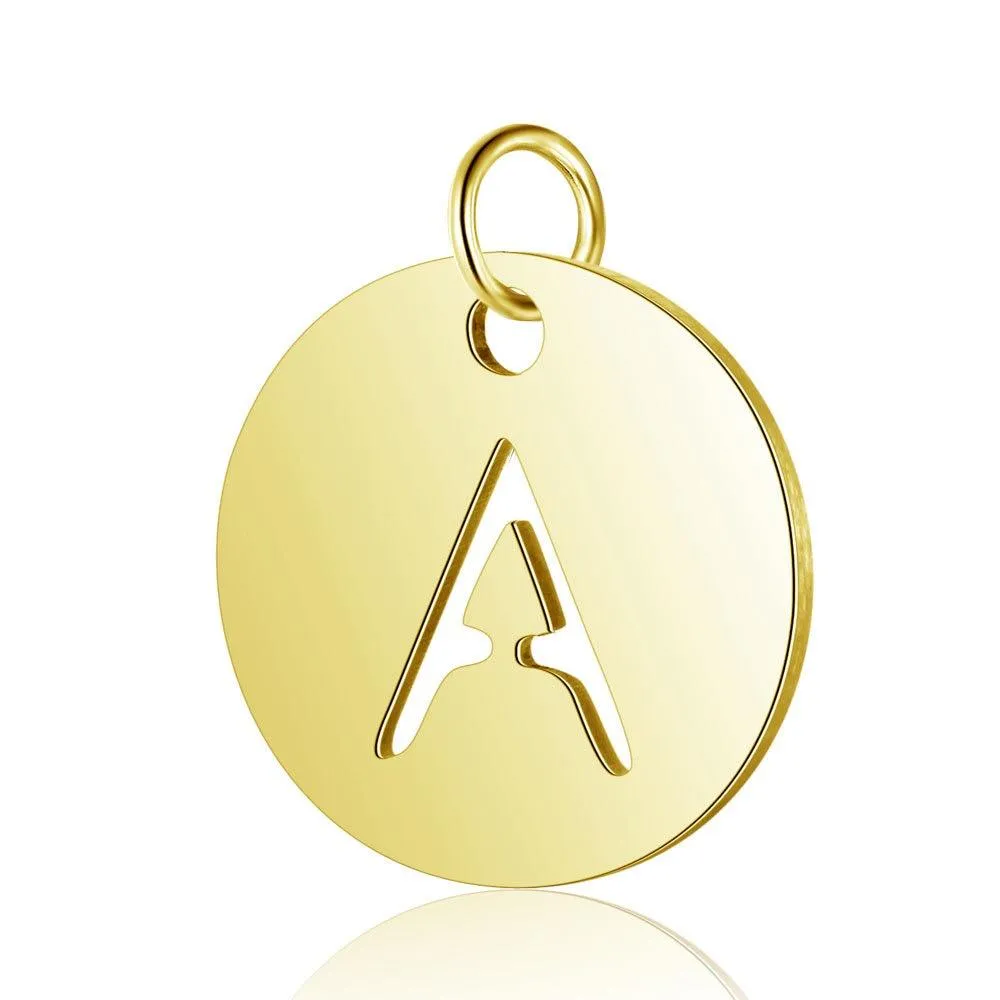 Initial Pendant Gold (A-Z)