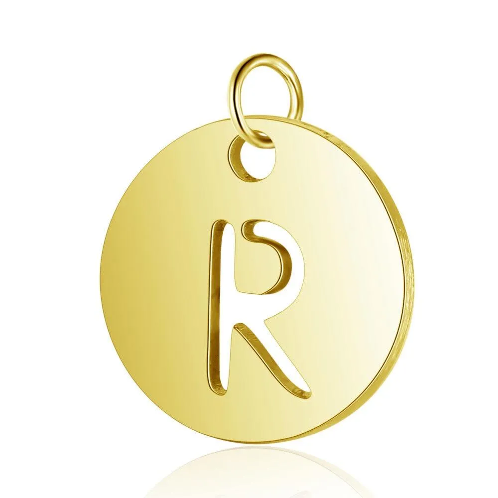 Initial Pendant Gold (A-Z)