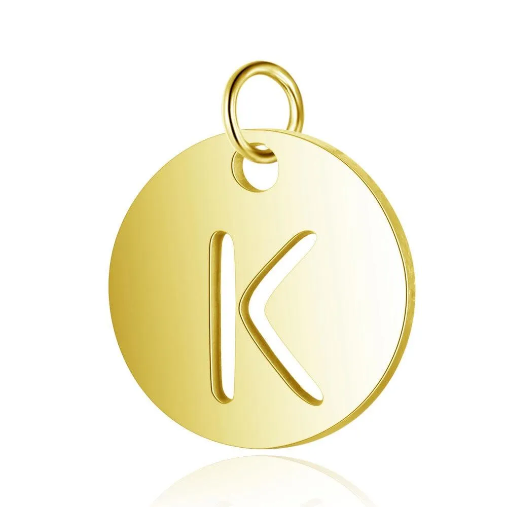 Initial Pendant Gold (A-Z)