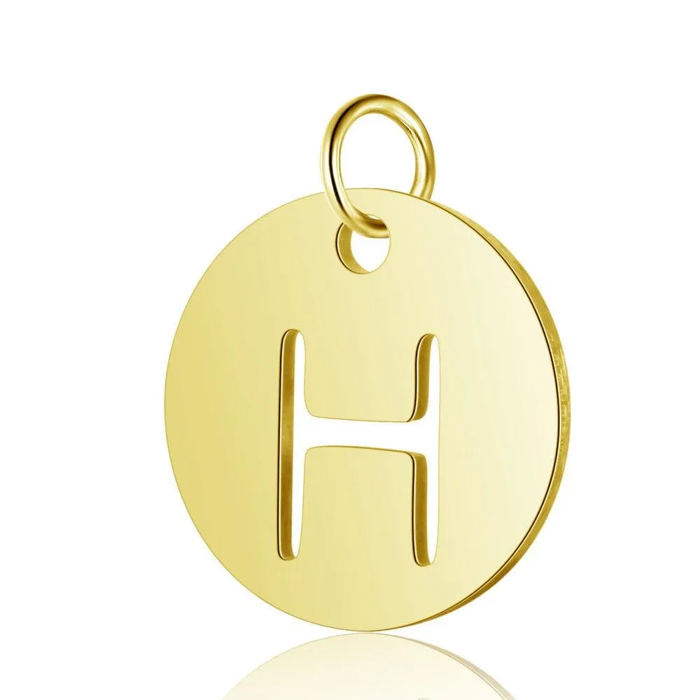 Initial Pendant Gold (A-Z)