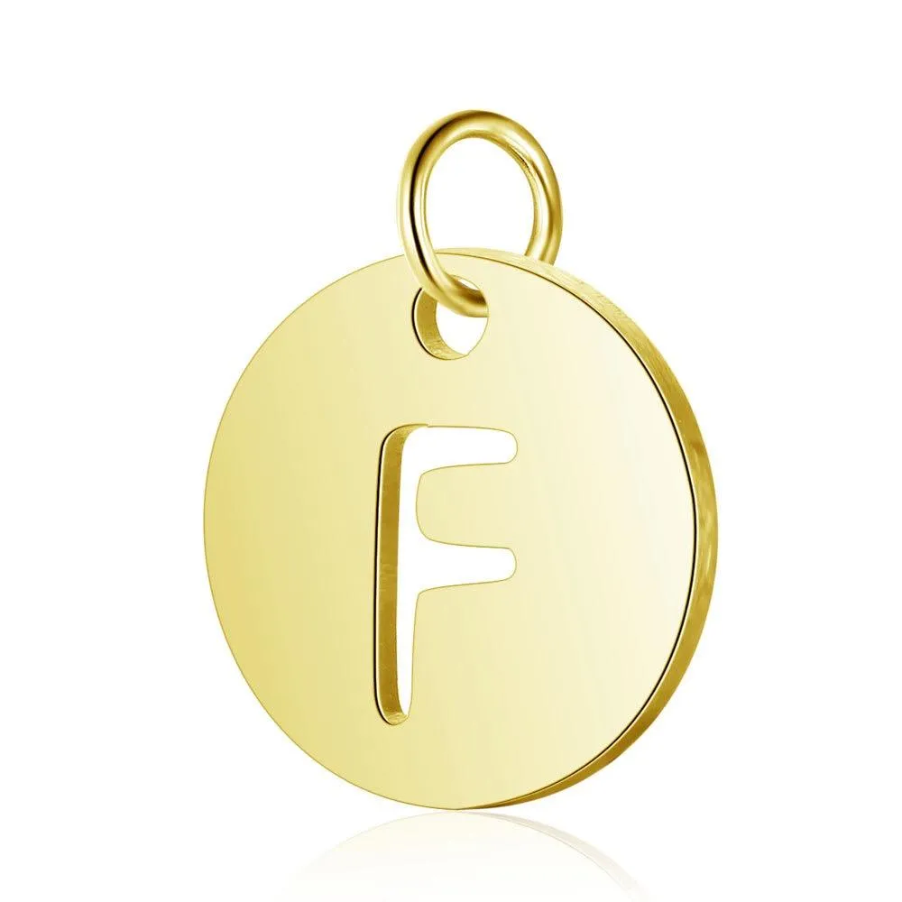 Initial Pendant Gold (A-Z)