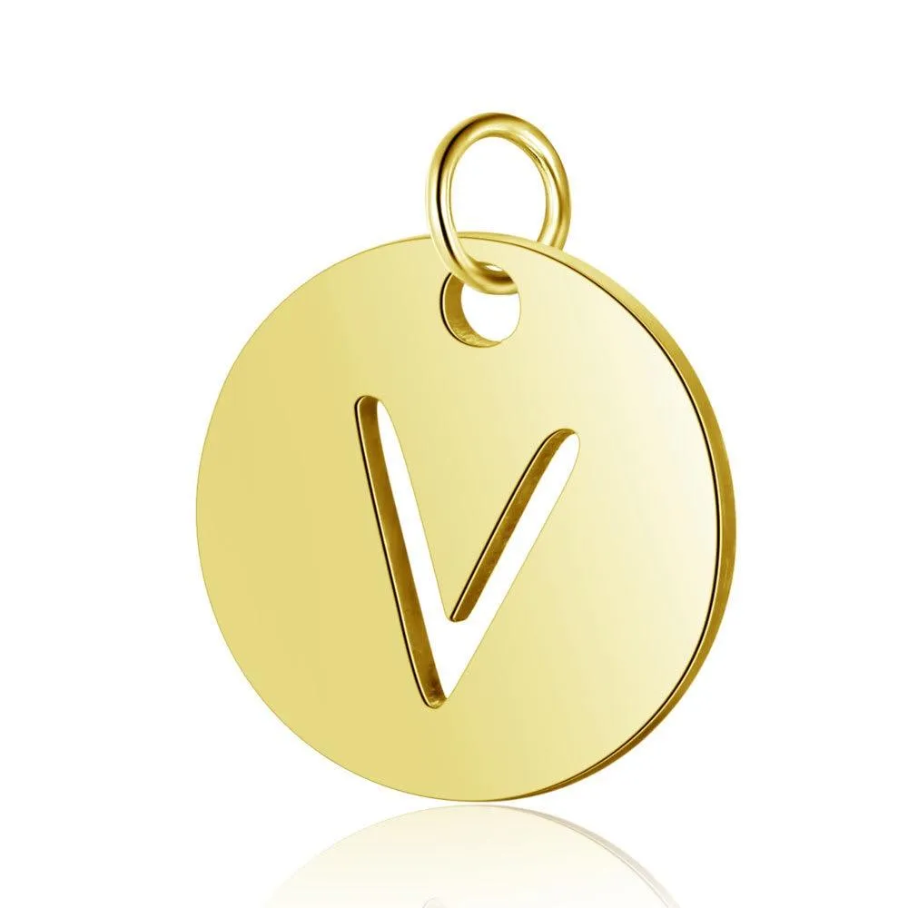 Initial Pendant Gold (A-Z)