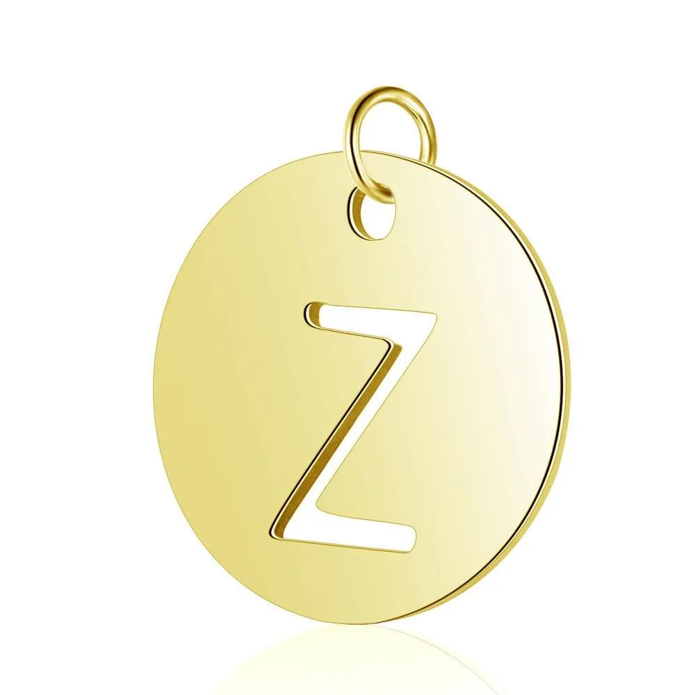 Initial Pendant Gold (A-Z)