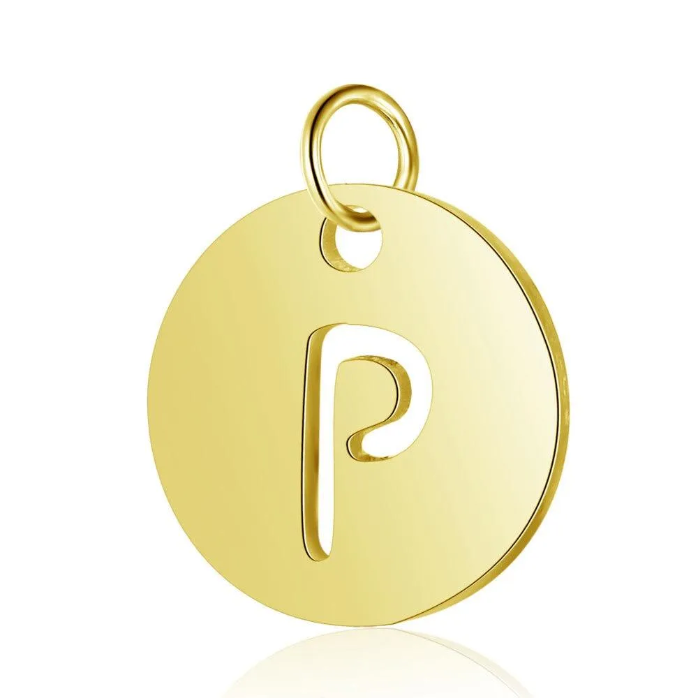 Initial Pendant Gold (A-Z)