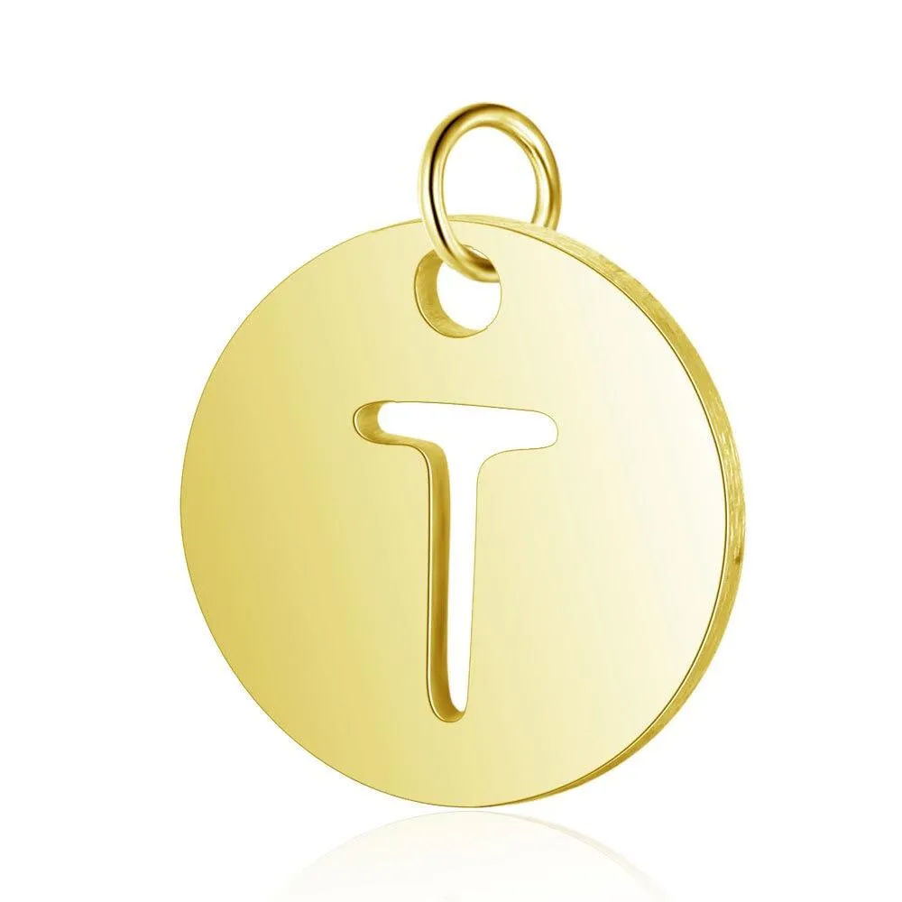 Initial Pendant Gold (A-Z)