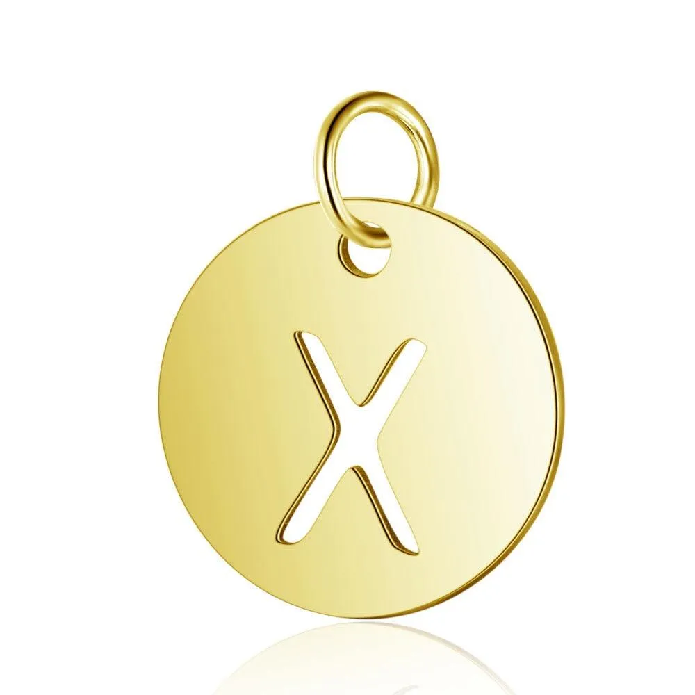 Initial Pendant Gold (A-Z)