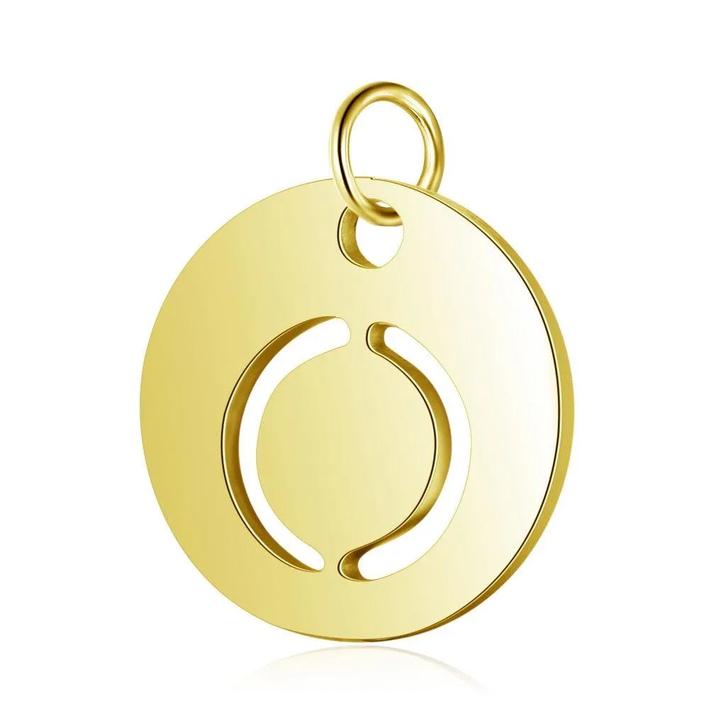 Initial Pendant Gold (A-Z)