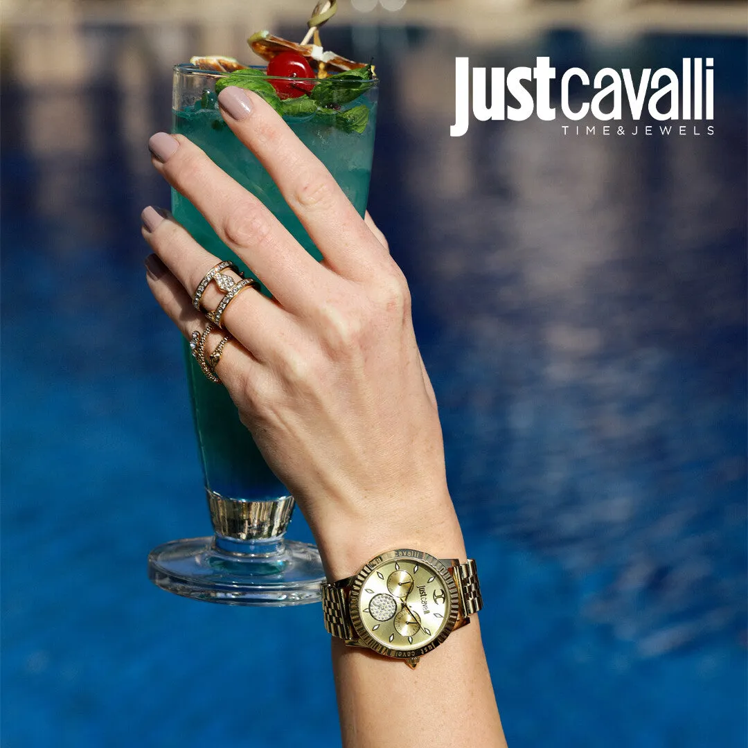 Just Cavalli Stainless Steel Multi-function Women's Watch JC1L172M0045