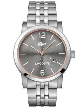 Lacoste Mens Metro Watch - Stainless Steel - Date - Bracelet