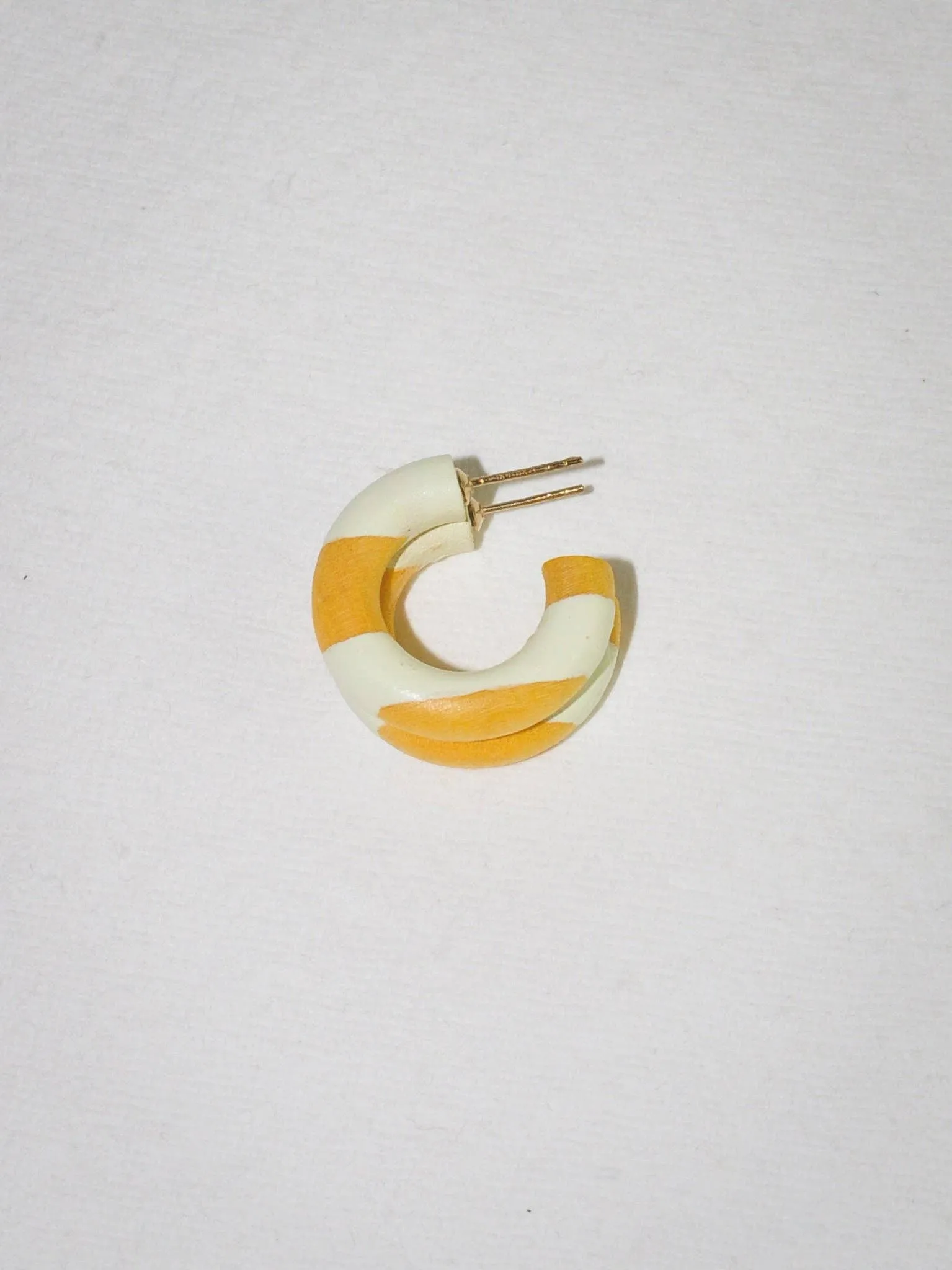 Limone Stripe Hoop - Mini