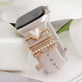 Love Land Gold Ring Watch Charm