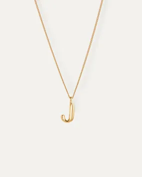 Monogram Necklace - J