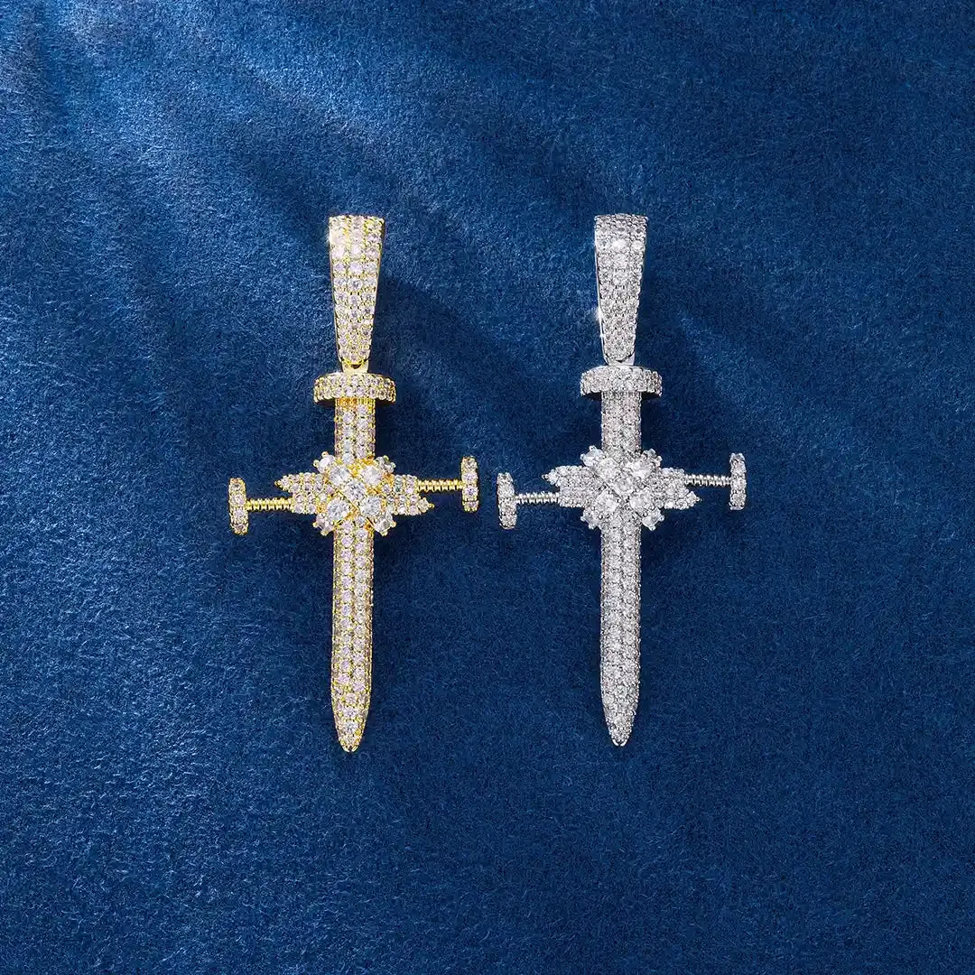 Nail Cross Pendant