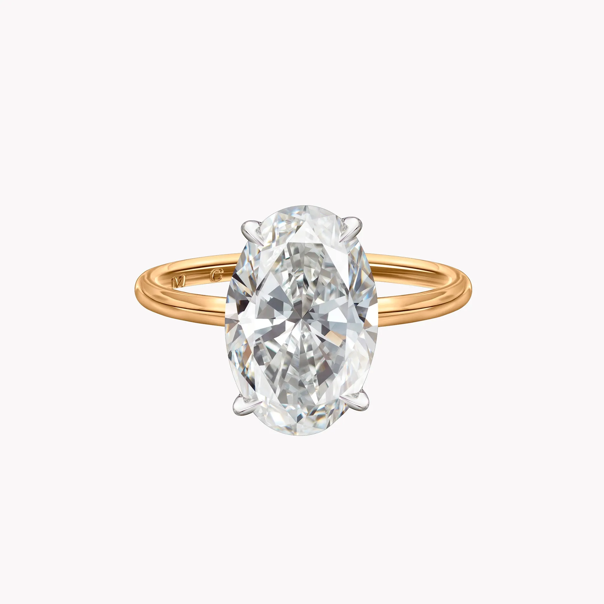 Oval Cut Solitaire Engagement Ring