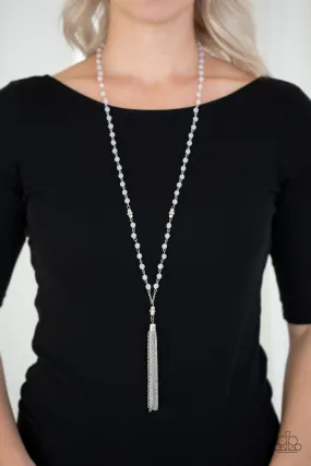 Paparazzi Necklace ~ Tassel Takeover - White